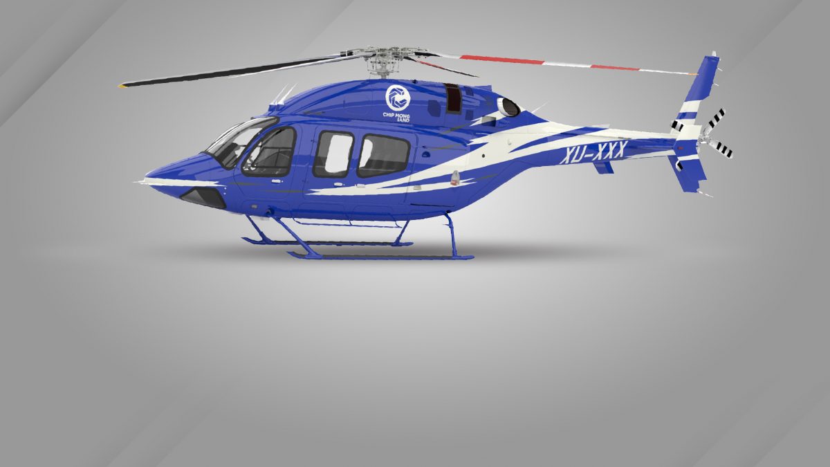 ជីប ម៉ុង បានបញ្ជាទិញឧទ្ធម្ភាគចក្រ Bell 429 ដំបូងគេនៅកម្ពុជា